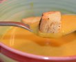 Supa crema de dovleac copt, cu ciuperci de padure-8