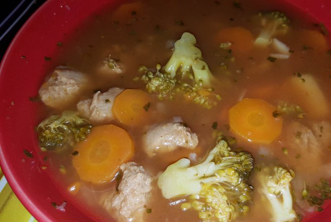 Supa de legume cu soia