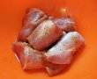 Muschiulet de porc in foietaj, cu sos de ciuperci cu smantana-0