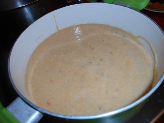 Supa crema cu fructe de mare