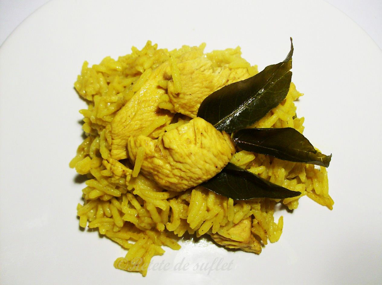 Pui cu frunze de curry