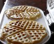 Waffle cu lapte de cocos si biscuiti-5