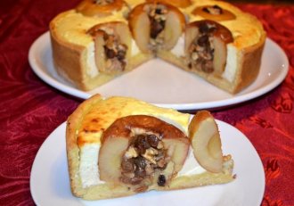 Tarta cu mere si branza