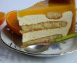 Tort de piscoturi cu crema de mascarpone, mandarine si mango-3