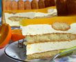 Tort de piscoturi cu crema de mascarpone, mandarine si mango-6