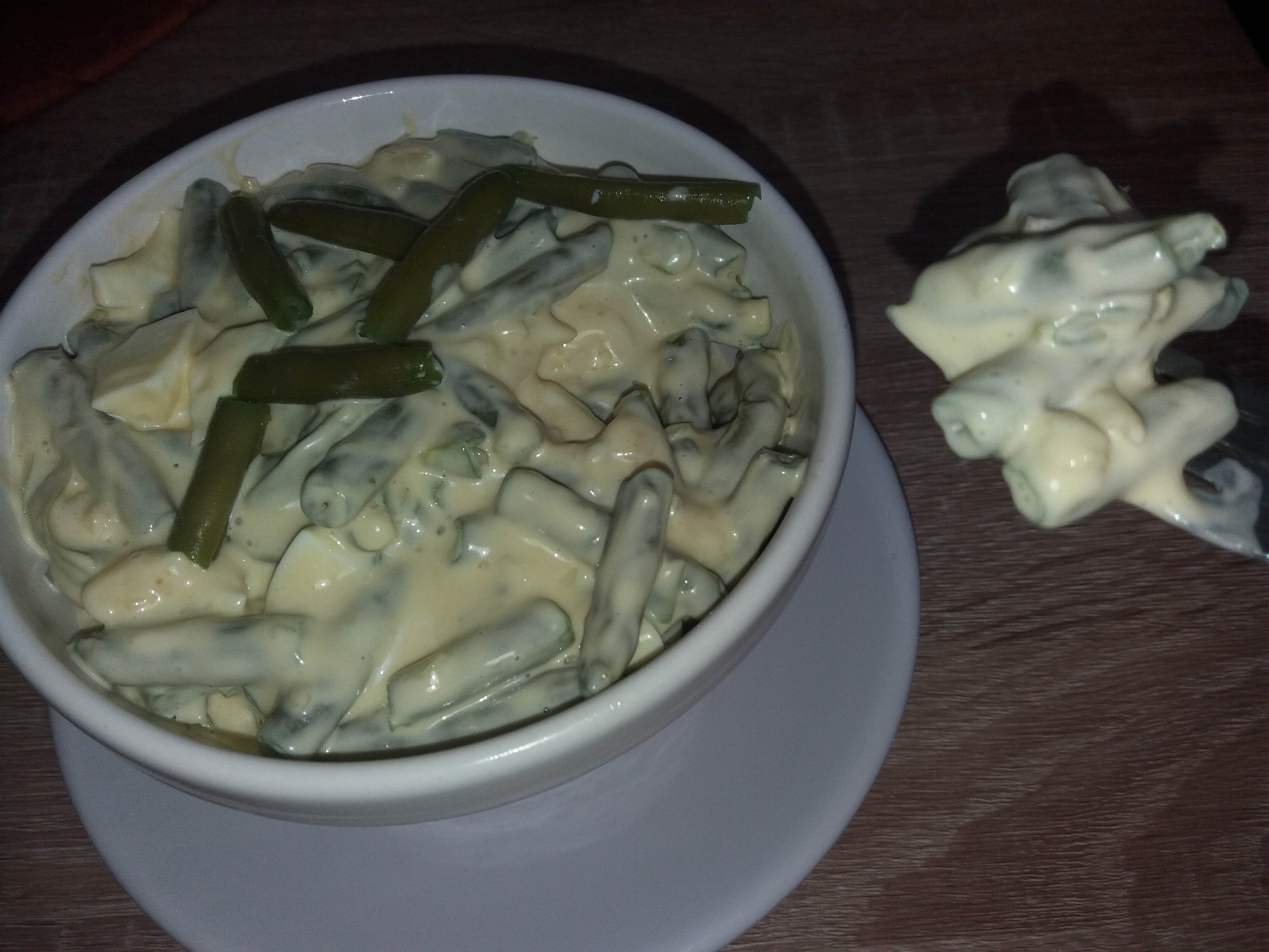 Salata de pastai verzi cu maioneza