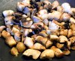 Tigaie cu ciuperci, mozzarella si busuioc-2