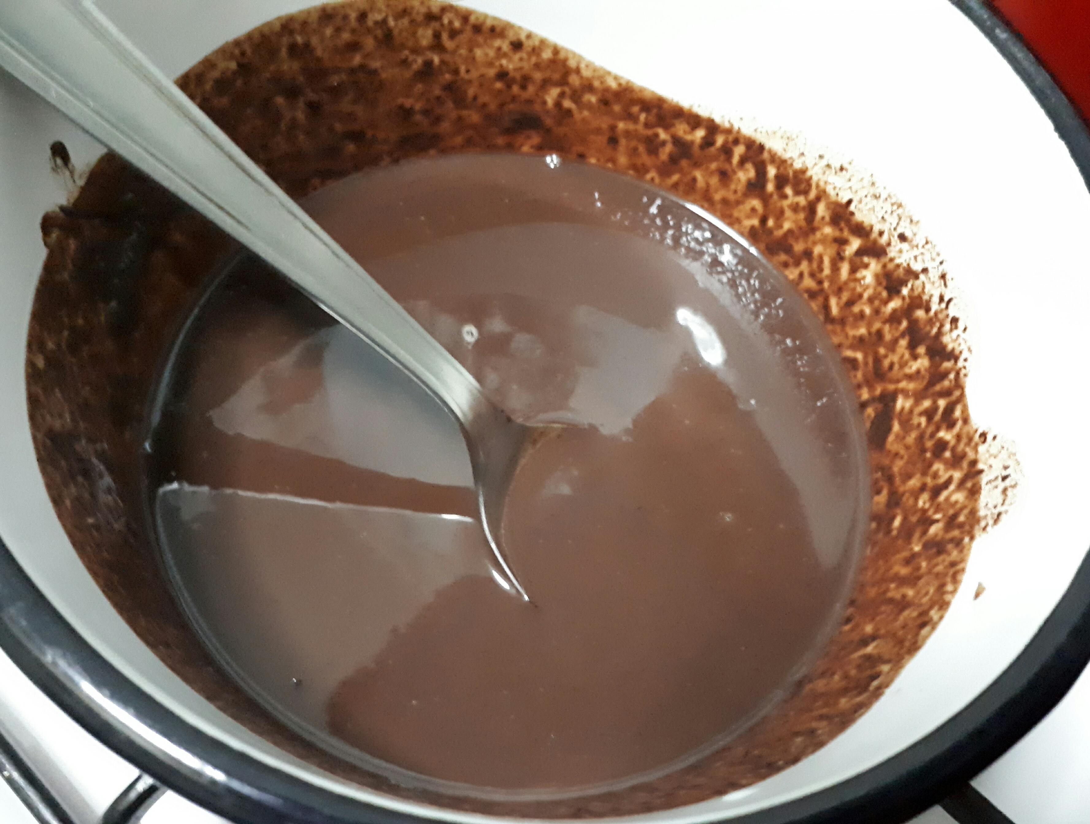 Prajitura cu crema de branza si ciocolata si gem de afine