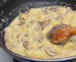 Gnocchi facuti in casa cu sos alb cu praz si ciuperci brune-4
