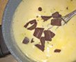 Desert prajitura cu nuca, ciocolata, crema de vanilie si jeleu de capsuni-19
