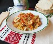Varza cu ciuperci si sos de legume la cuptor-5