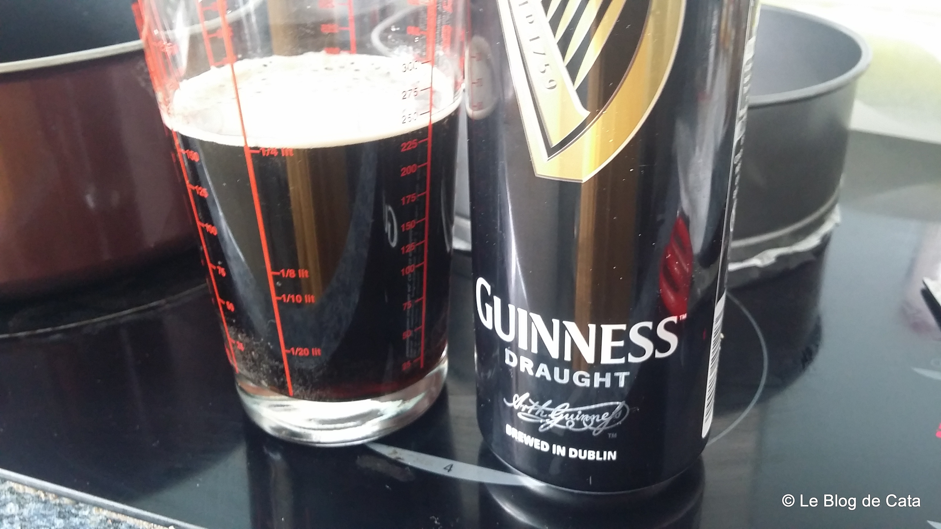Desert Prajitura cu bere Guinness si ciocolata  - Guinness Cake