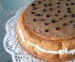 Desert tort cu crema de ciocolata neagra si alba si afine - Reteta nr. 600-4
