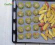 Chiftele de legume de post cu cartofi wedges la cuptor-5