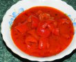 Cartofi la cuptor cu leurda si gogosari in sos de rosii-3