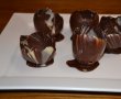 Desert cupe de ciocolata cu crema de branza si fructe-4