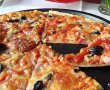 Pizza cu sunca si ciuperci-6