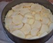 Desert prajitura cu mere, crema de vanilie si bezea-3