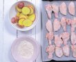Aripioare dulci-picante cu cartofi la cuptor-2