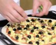 Aluat de pizza rapid si pizza Romana-5