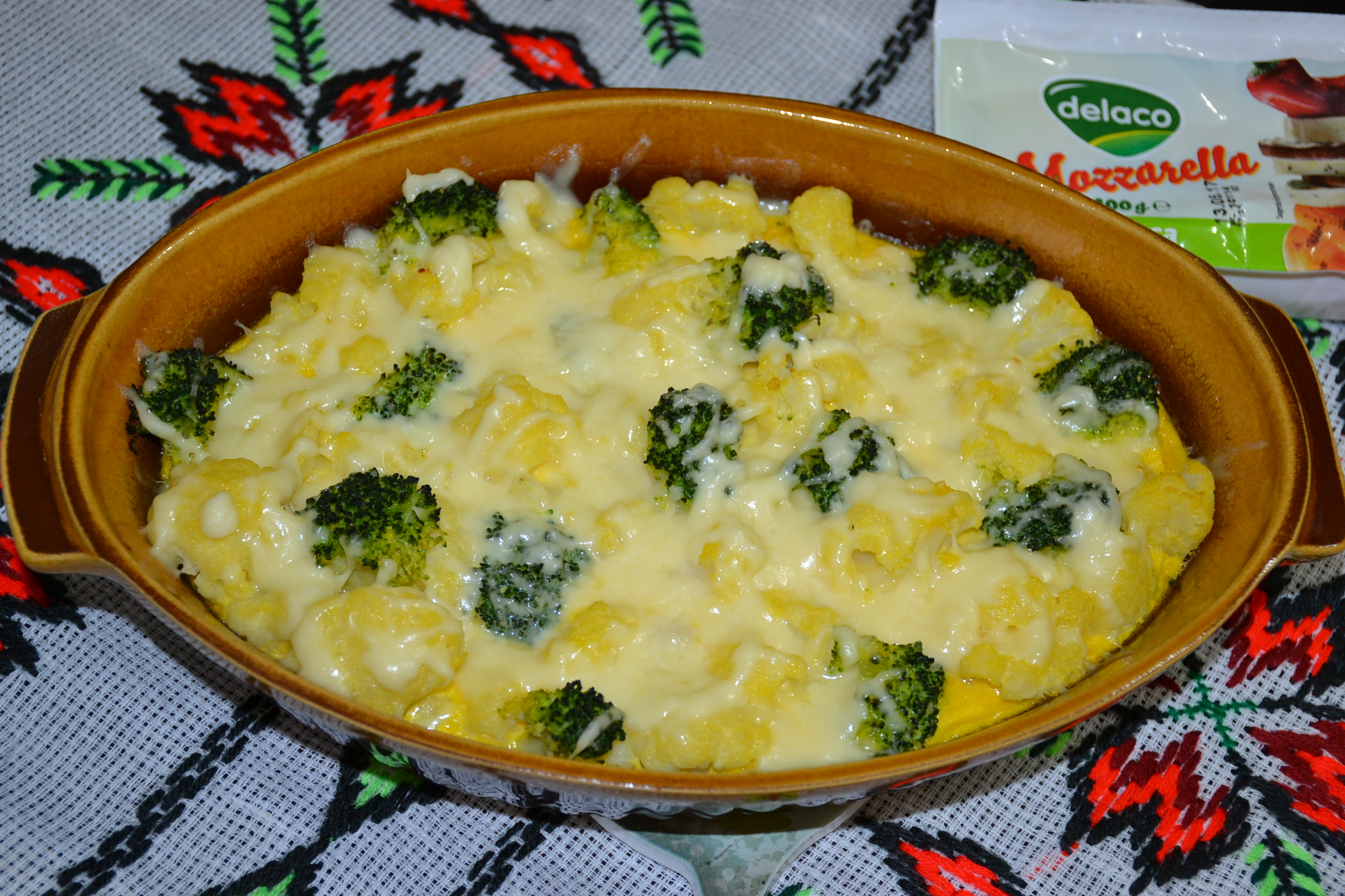 Conopida cu broccoli la cuptor