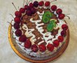 Desert tort cu ciocolata si cirese-4