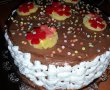 Desert tort Primavara cu crema de mascarpone si ciocolata-8