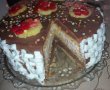 Desert tort Primavara cu crema de mascarpone si ciocolata-11