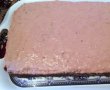 Desert tort cu mousse de ciocolata si zmeura-5