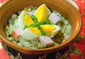 Salata de vinete cu oua fierte