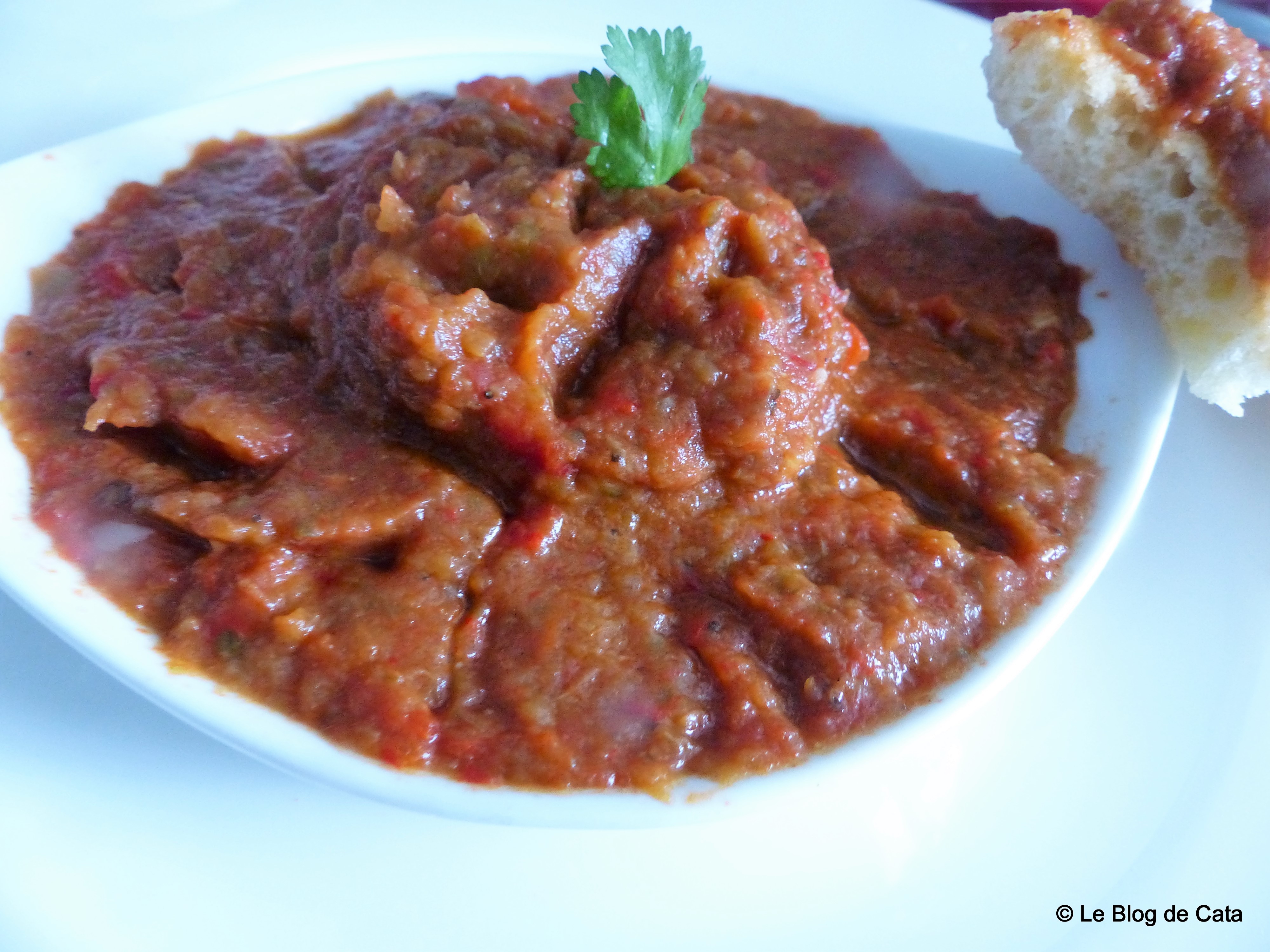 Salata de vinete si ardei marocana - Zaalouk
