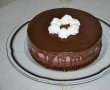 Desert tort cu crema de afine, ciocolata si blat de biscuiti-0