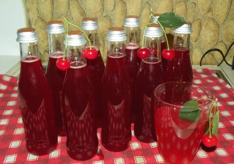 Sirop de visine la rece