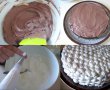 Desert tort-Cos cu flori si zmeura-2