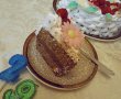 Desert tort-Cos cu flori si zmeura-8