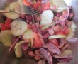 Salata cu fasole alba, rosie, naut si legume de sezon-5