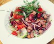 Salata cu fasole alba, rosie, naut si legume de sezon-7