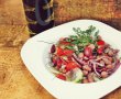 Salata cu fasole alba, rosie, naut si legume de sezon-11