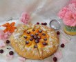 Desert tarta rustica cu piersici si cirese-1