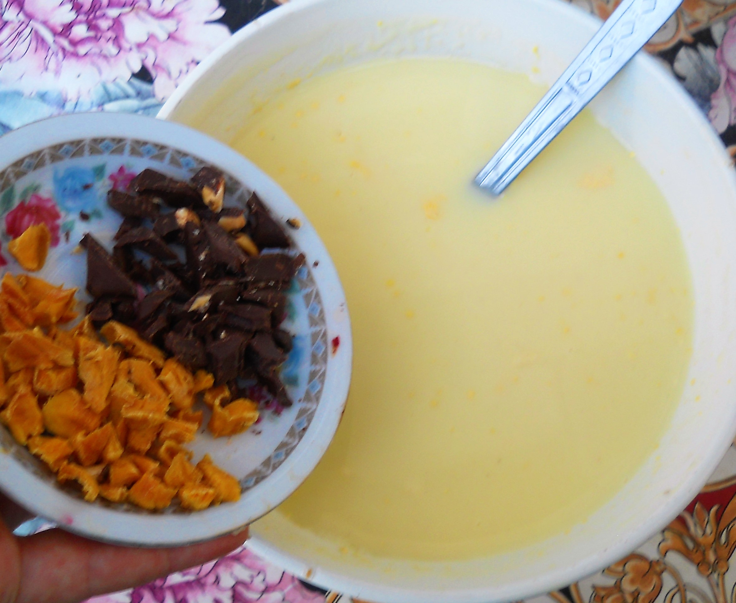 Desert inghetata cu ciocolata si mango
