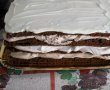 Desert tort cu crema de cirese si ciocolata-5