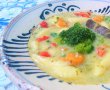 Supa de pui cu broccoli si iaurt-0