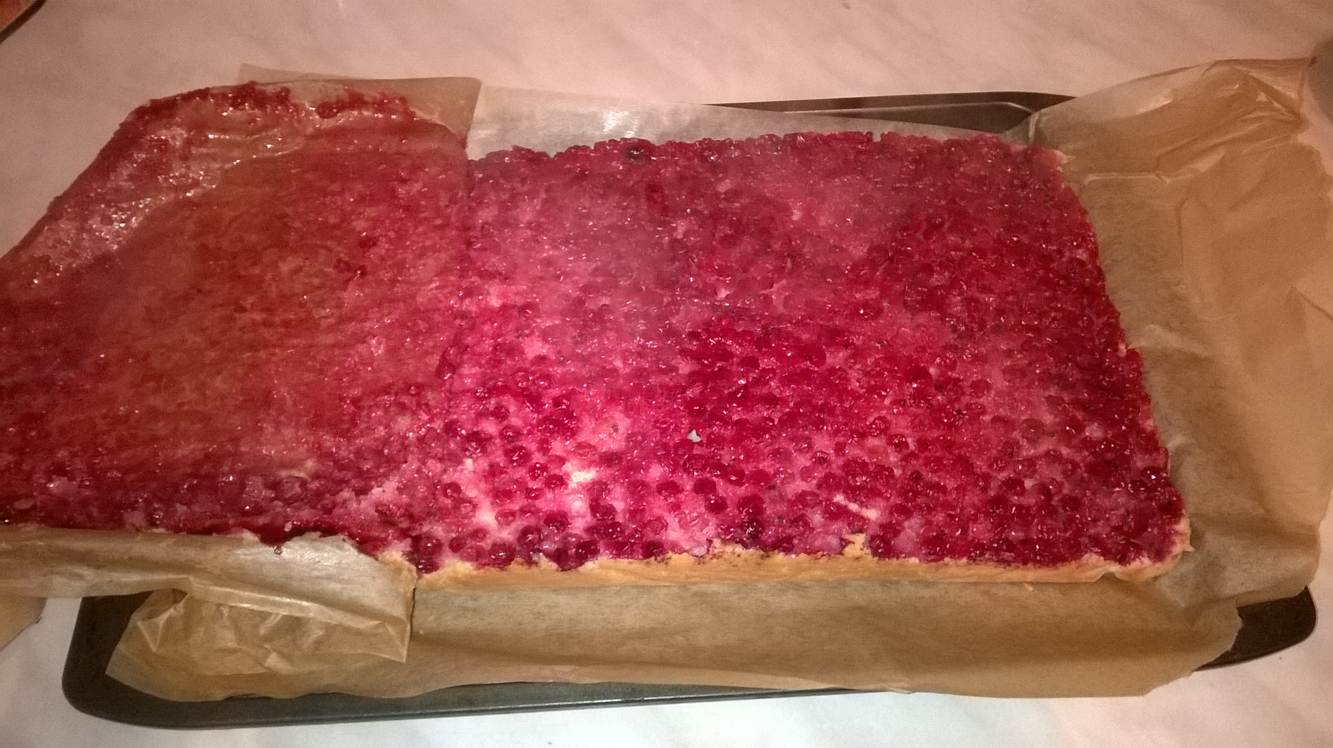 Desert prajitura cu coacaze rosii