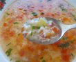 Supa de legume, cu zdrente de oua-0