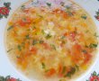 Supa de legume, cu zdrente de oua-5