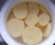 Rondele de cartofi, cu unt si cascaval la cuptor-3