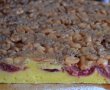 Desert prajitura rasturnata cu prune, nuci si alune-8