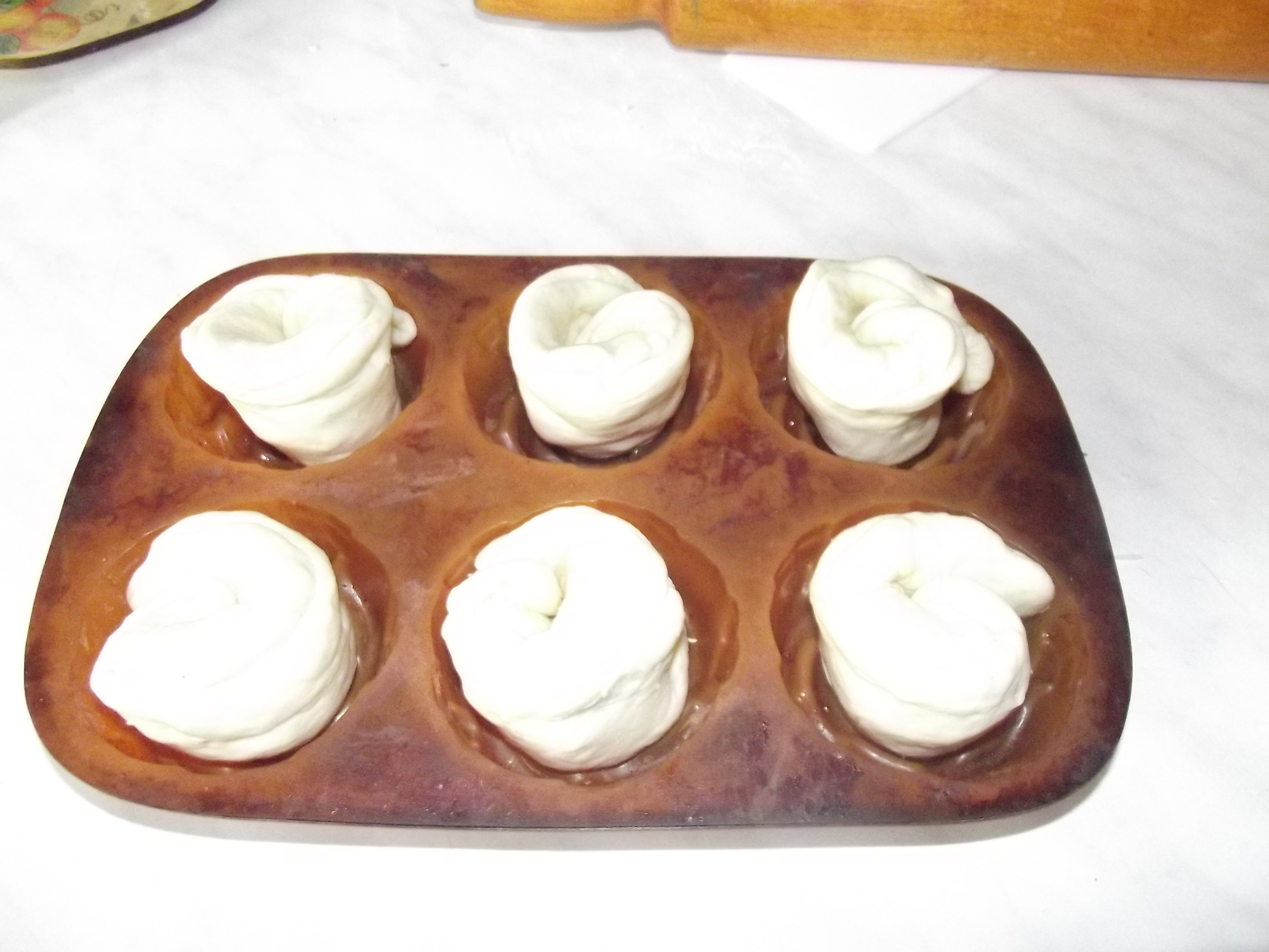 Tocana de praz cu ciuperci brune in aluat de paine