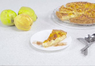 Desert tarta cu gutui
