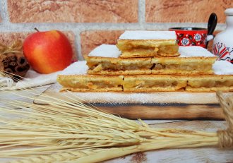 Desert placinta cu mere la Panini Maker Breville